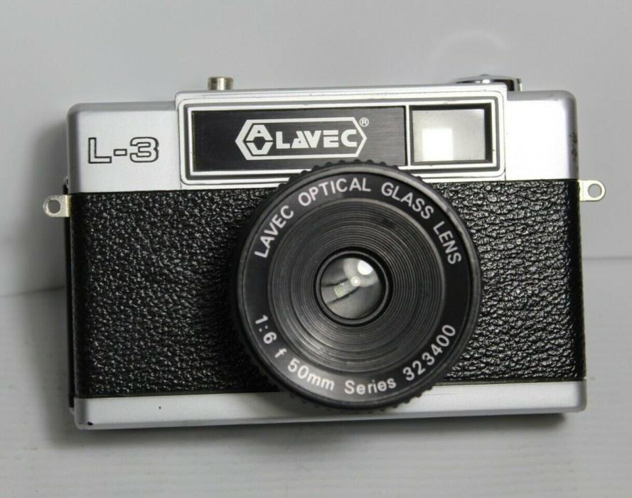AV Lavec L 3 Film Camera with 1:6 f 50mm optical glass Lens Vintage Photography