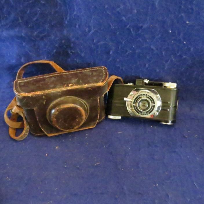 ANTIQUE VINTAGE 30s ARGUS I.R.C. F-4.5 ANASTIGMAT CAMERA ART DECO STYLE + CASE