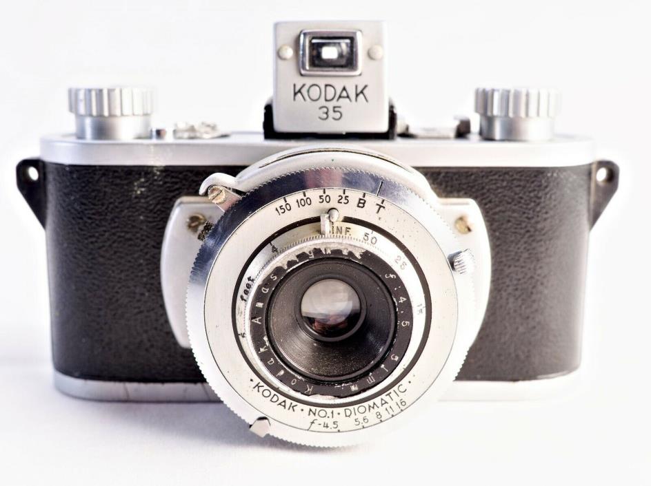 1st version Refurbished 1940's Kodak 35 with Anastigmat 51mm 4.5 lens Film ready