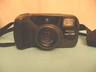 Pentax IQZoom 90-WR 35mm Camera with Padded Carry Case and Original Box