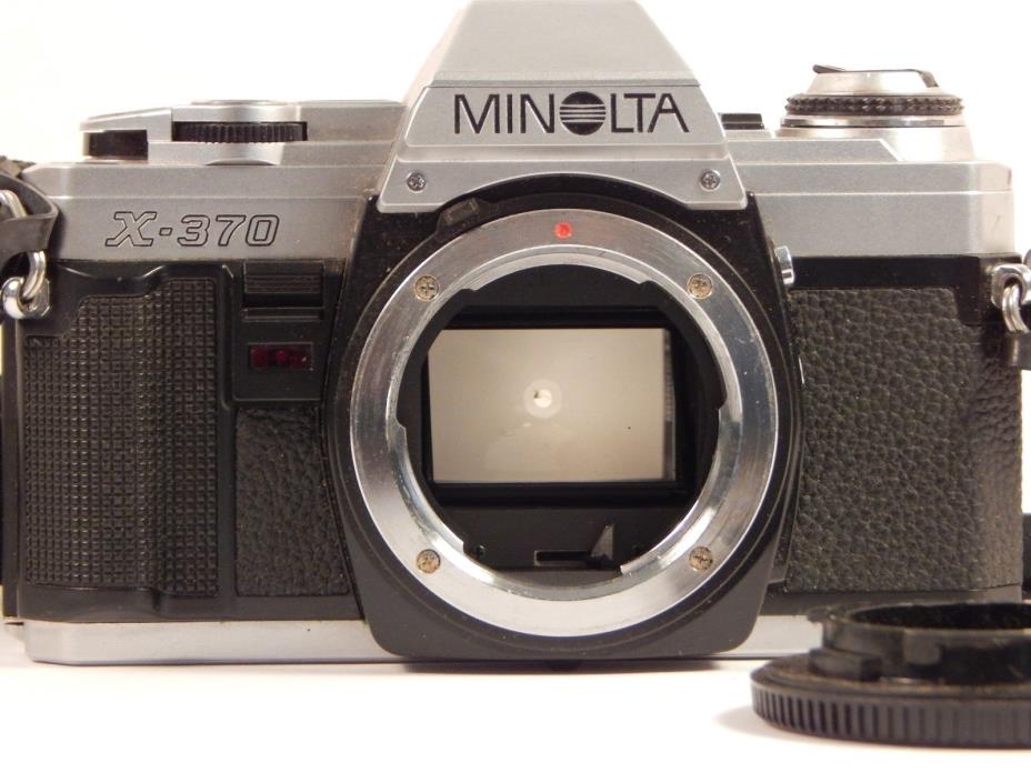 Minolta X-370 Camera, Body Only (comes with strap)