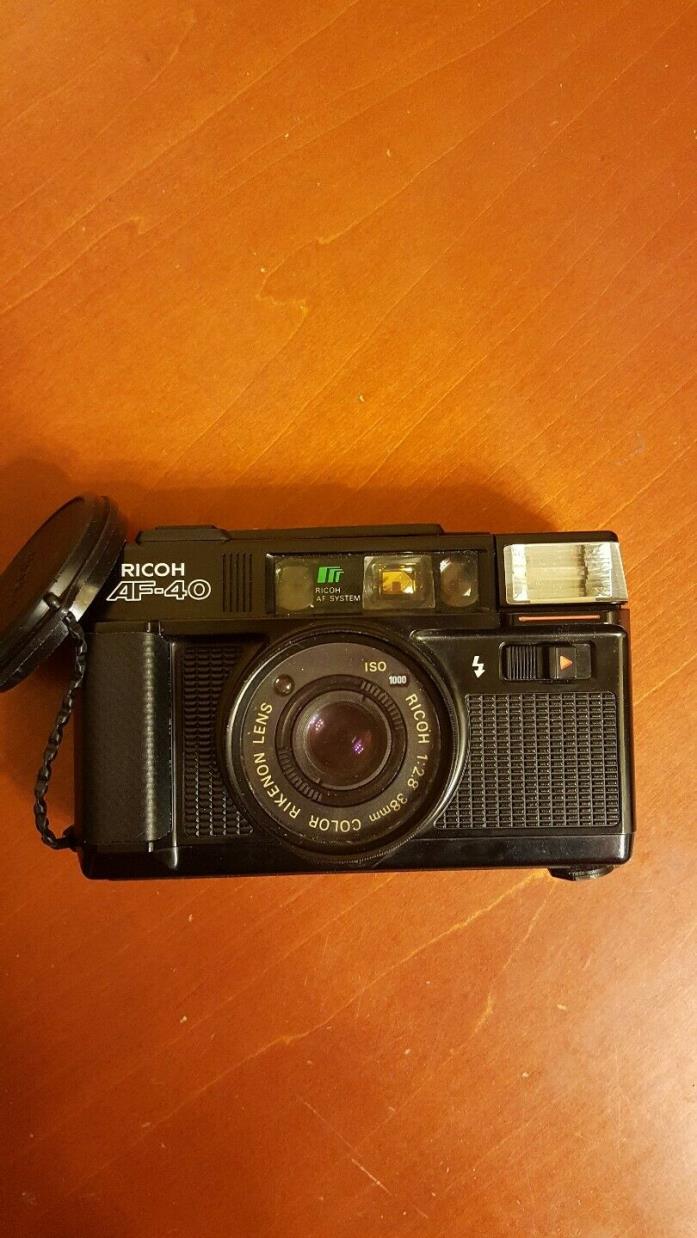 Vintage Ricoh Af-40 Camera 1:2.8 38mm