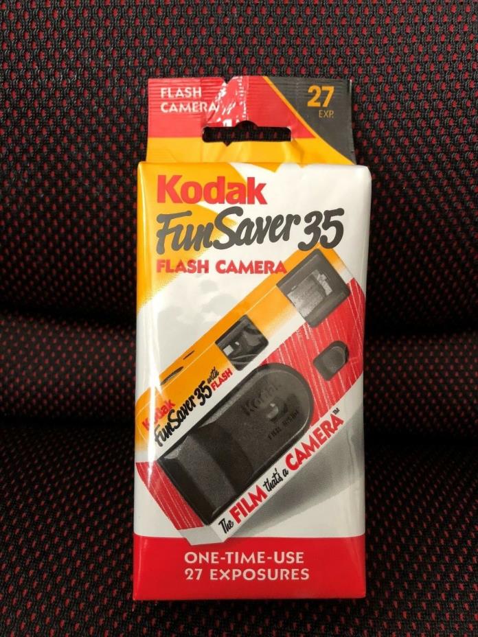Kodak Fun Saver 35 Flash Camera 27 Exposures New ~Sealed One Time Use ~ Keepsake