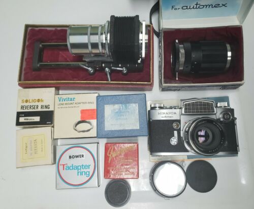 Miranda Automex Camera with Accessories