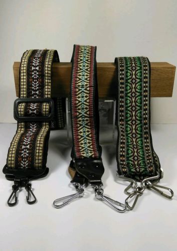 Vintage 1970'S Retro Camera straps. Lot of 3, For Minolta, Nikon, Canon, Pentax.