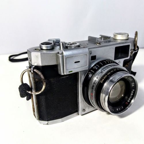 Vintage Wirgin 19E 35mm Camera Tominon C 1:1.9 f=45cm