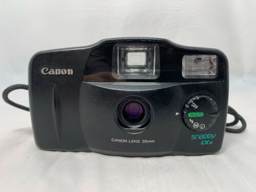 Canon Snappy LX II 35mm Point & Shoot Film Camera | EUC! | Tested & Working!
