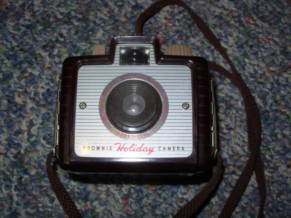 Canadian Kodak Brownie Holiday Camera With Strap