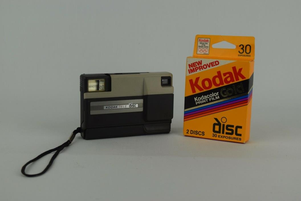 Kodak Tele Disc Camera with 2 NEW Disc NIB Expired