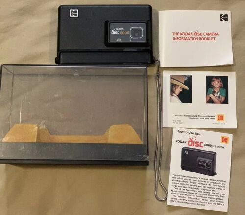 Kodak - Disc 6000 - Camera with Instruction Manual - Vintage Tested/working