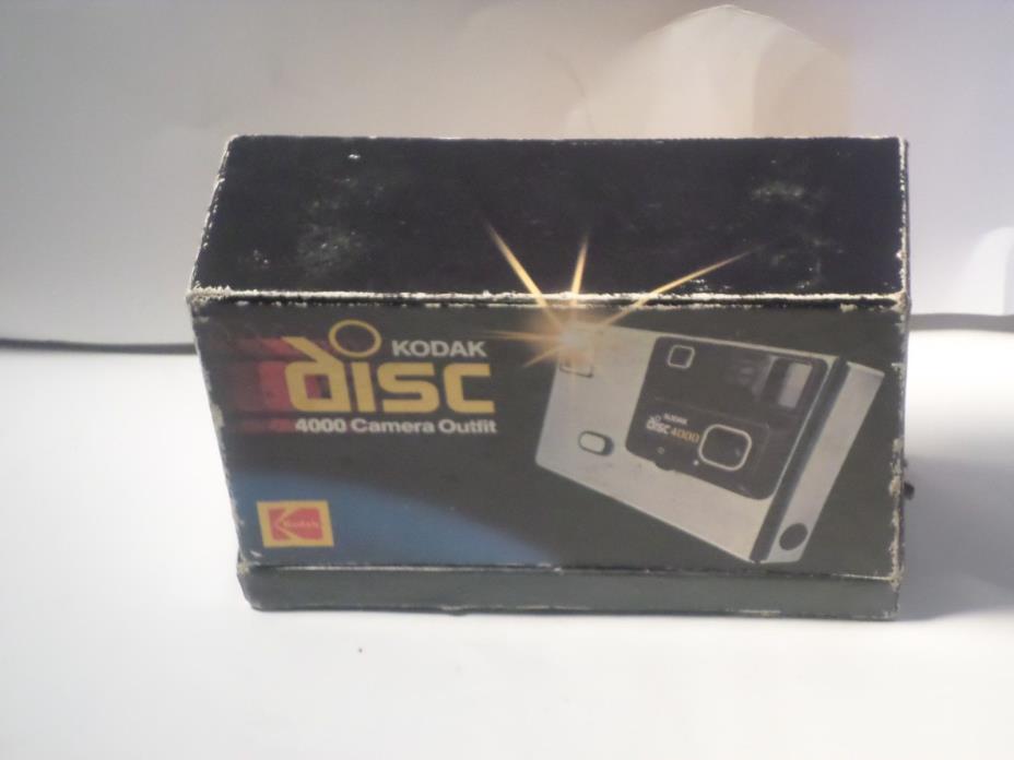 Vintage 1980's Kodak Disc 4000 Camera WITH Box