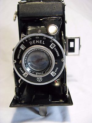 Rare DEMARIA-LAPIERRE DEHEL Anastigmat Manar 110mm 1:4,5 Folding Camera