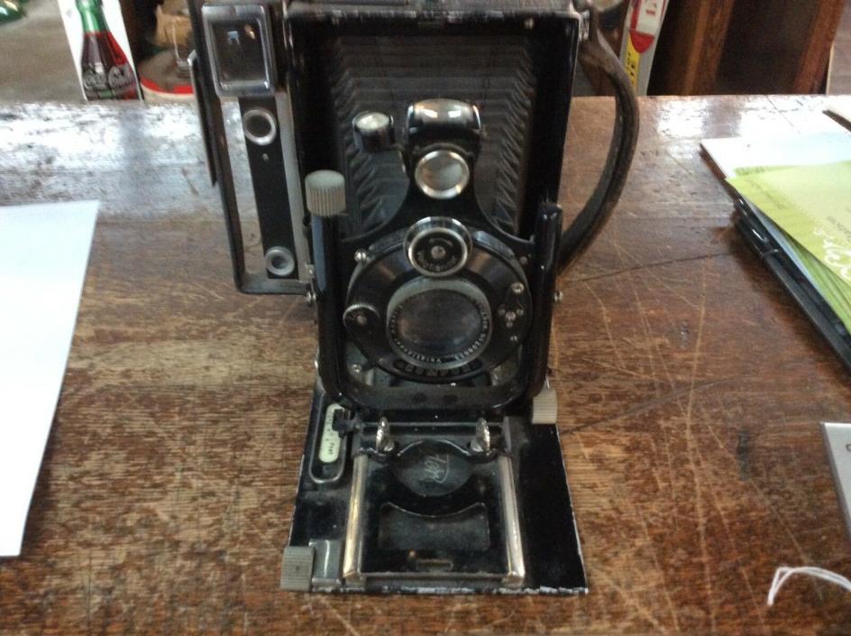 Voigtlander Avus Compur Vintage Folding Plate Camera