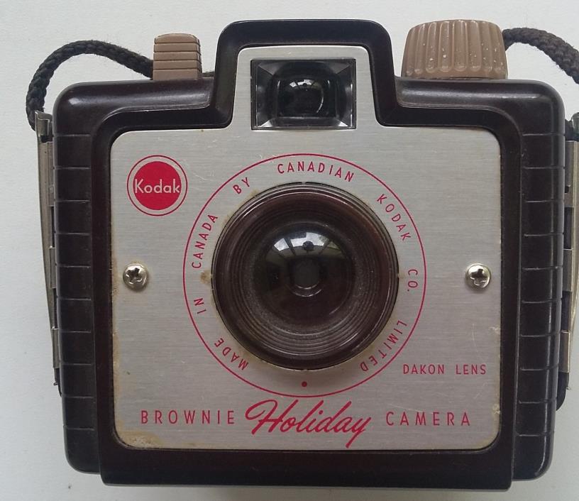 Kodak Brownie Holiday Camera with Dakon Lens & Booklet/ No Box Made in Canada