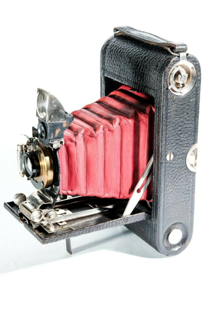 Kodak No. 3 Folding Pocket Camera Model C-4 - Red Bellows