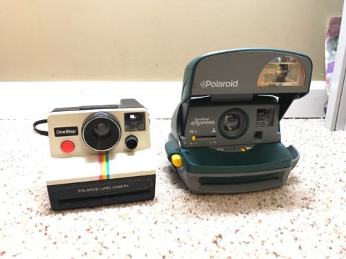 Vintage Polaroid One Step Camera Rainbow Broken Untested As Is