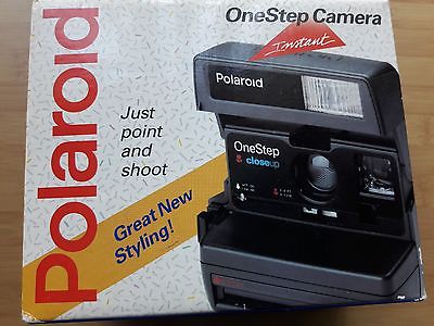 Vintage Polaroid OneStep Instant Camera,New, Black