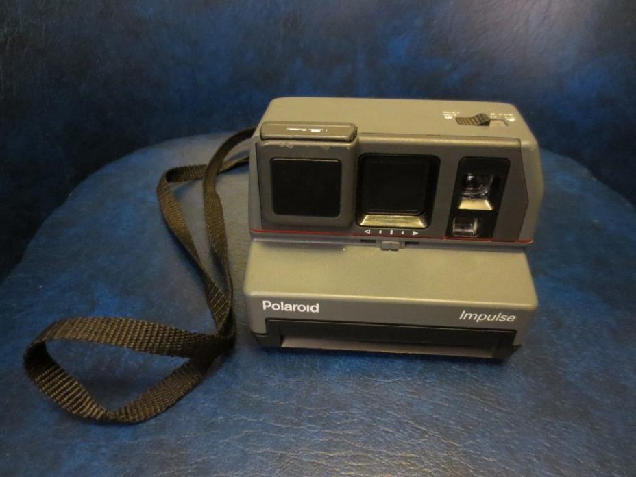 Vintage Polaroid Impulse AF Instant Camera Grey