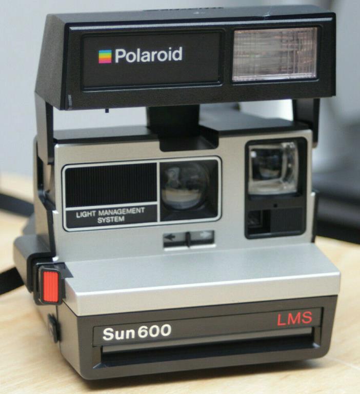 Polaroid Instant Sun600 Film Camera & Strap - Tested!