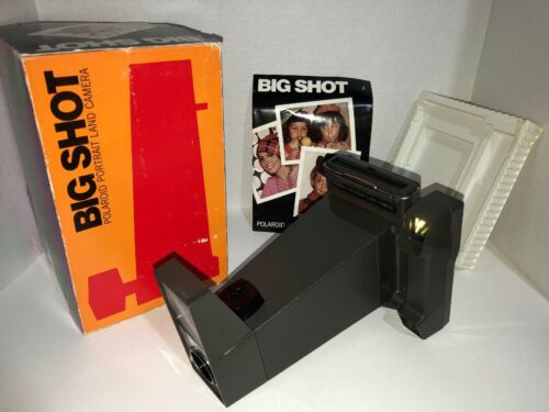 Vintage Polaroid Big Shot Portrait Land Camera Original Box Manual
