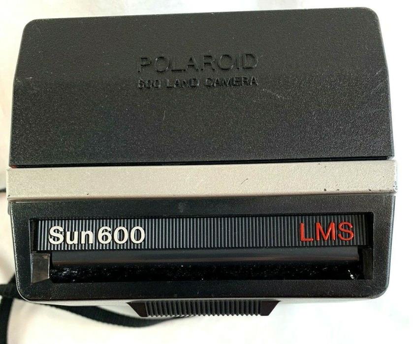 Vintage Polaroid Sun 600 LMS Instant Film Camera. Tested and working