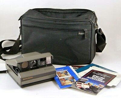 Polaroid Spectra System Instant Camera Quintic f/10 125mm Lens Bag Manual 1980s