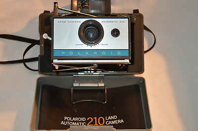 Polaroid Instant Land Camera Automatic 210 w/ Manual - Not Tested
