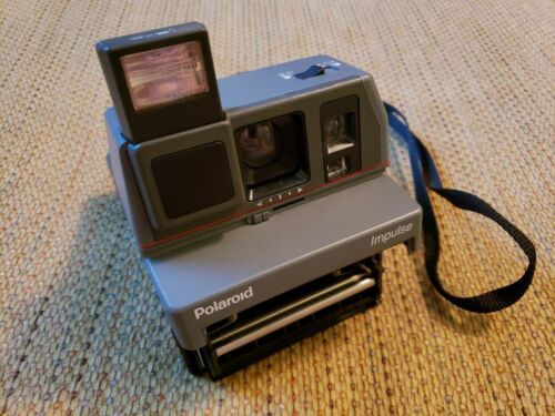 Gray Polaroid Impulse AF 600 Instant Film Grey Camera
