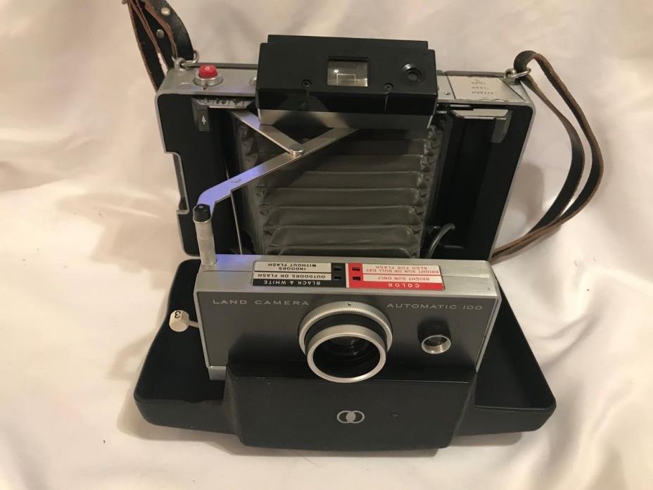 Vintage Polaroid Camera - Automatic 100 Land Camera Untested