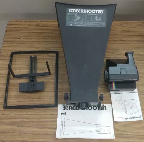 Polaroid CRT Camera Kit w/ Camera, Oscilloscope Hood and Mount Adapter