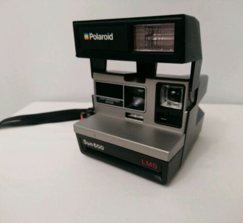 Vintage Polaroid Sun 600 LMS  Instant Camera--Tested--works
