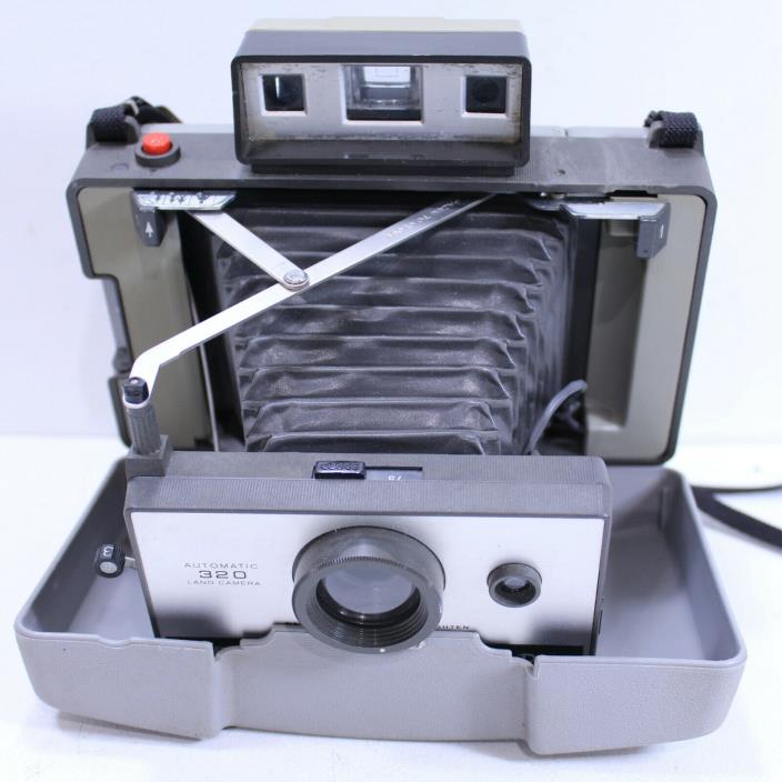 Vintage Polaroid Model 320 Automatic Instant Land Camera Shutter Tested #139