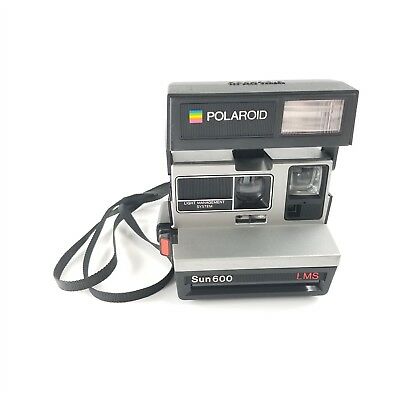 Polaroid Sun600 LMS Instant 600 Film Camera USA Made 1980s Fully Operational VTG