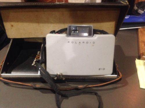 polaroid 210 land camera With Leather Case And Booklet