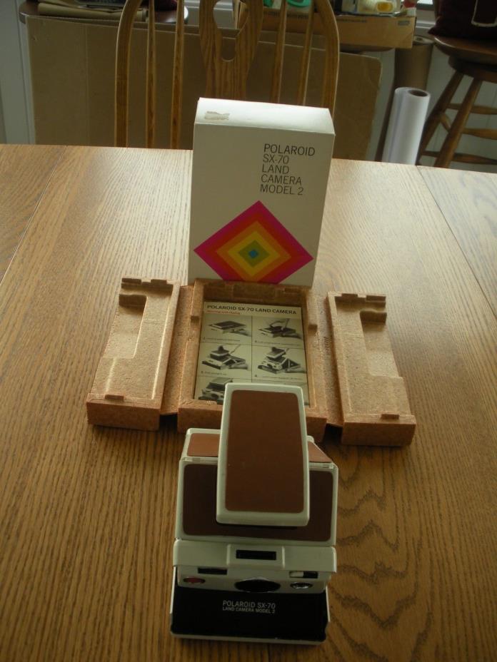 Polaroid SX-70 Model 2, Ivory Color Land Camera