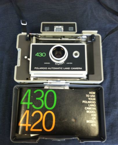 VINTAGE Polaroid Land Camera 430, Manual, Parts ONLY