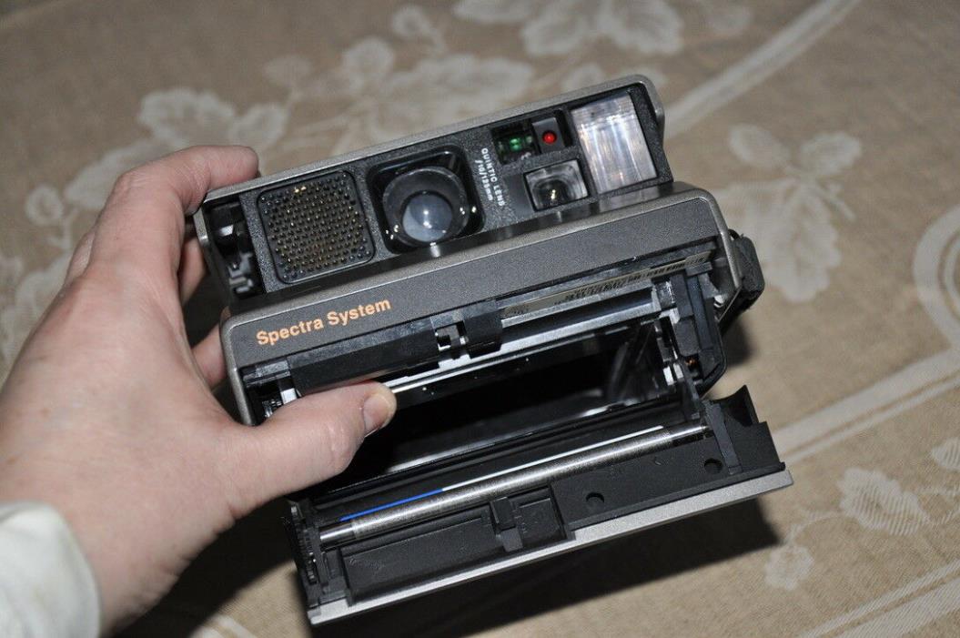 Vintage Mid-Century Polaroid Spectra System Instant Film Camera.