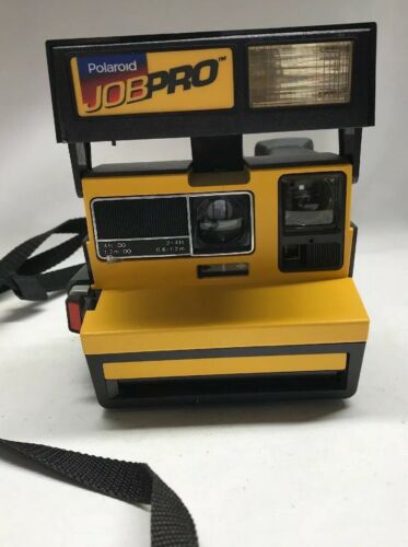 Polaroid Job Pro 2 black/yellow vintage instant camera