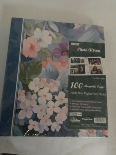 Pioneer Photo Album Stamps Postcard LM-100D (2002) New Sealed 100 Magnetic Pages