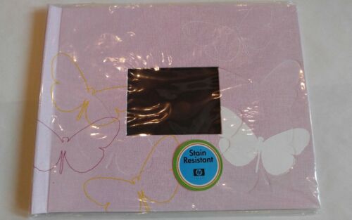 HP Pink Butterflies Wedding Baby Birthday Memories PhotoBook Album Cover 8.5x11