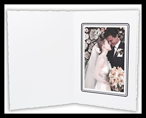 Cardboard Photo Folder For A 3.5X5 Pack Of 50 GS006 WHITE Color