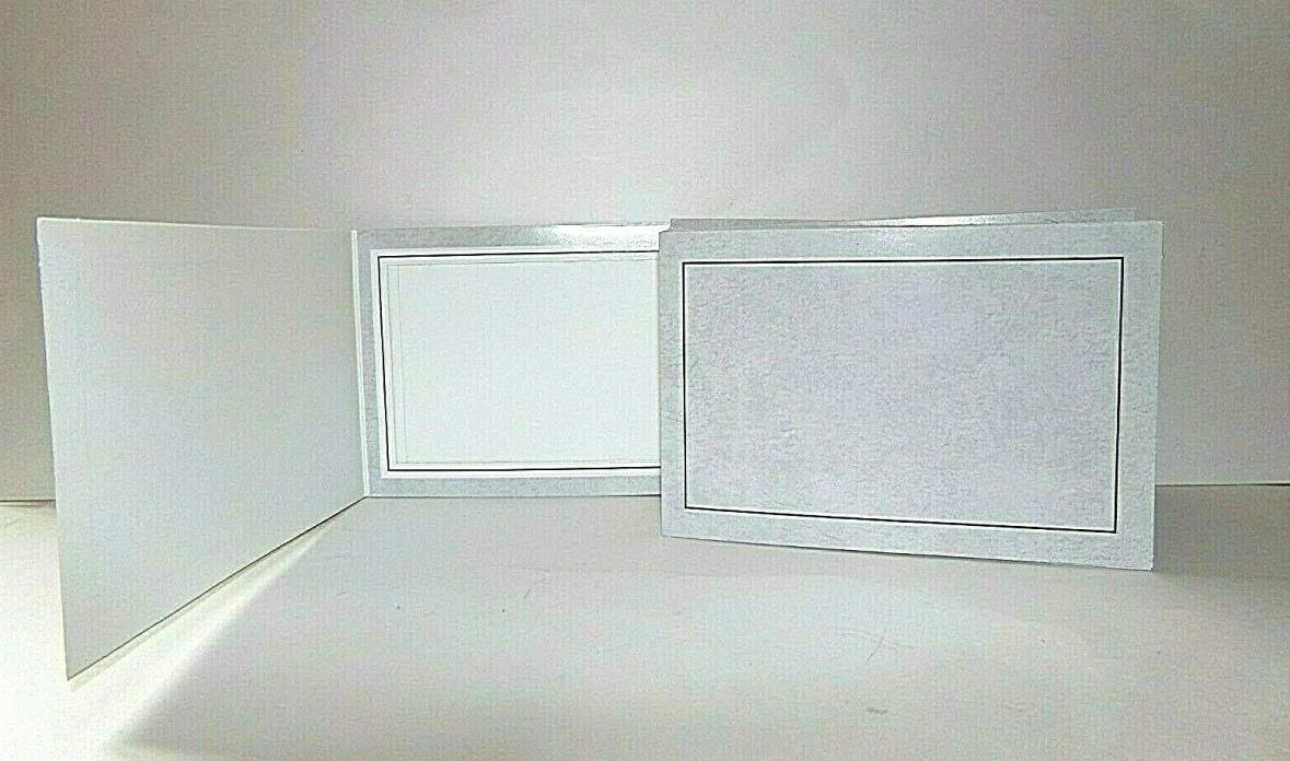 25-Tap 6x4 Cardboard Photo Folders (PF-20)  Light Gray