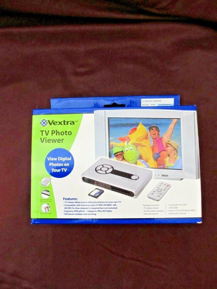 Vextra TV Photo Viewer - RCA View Digital Photos on Your TV w/ Remote (2558)