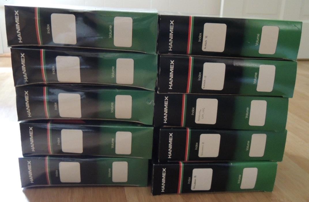 17 Rotary slide trays (5 new in sealed packaging, 12 in very good condition)