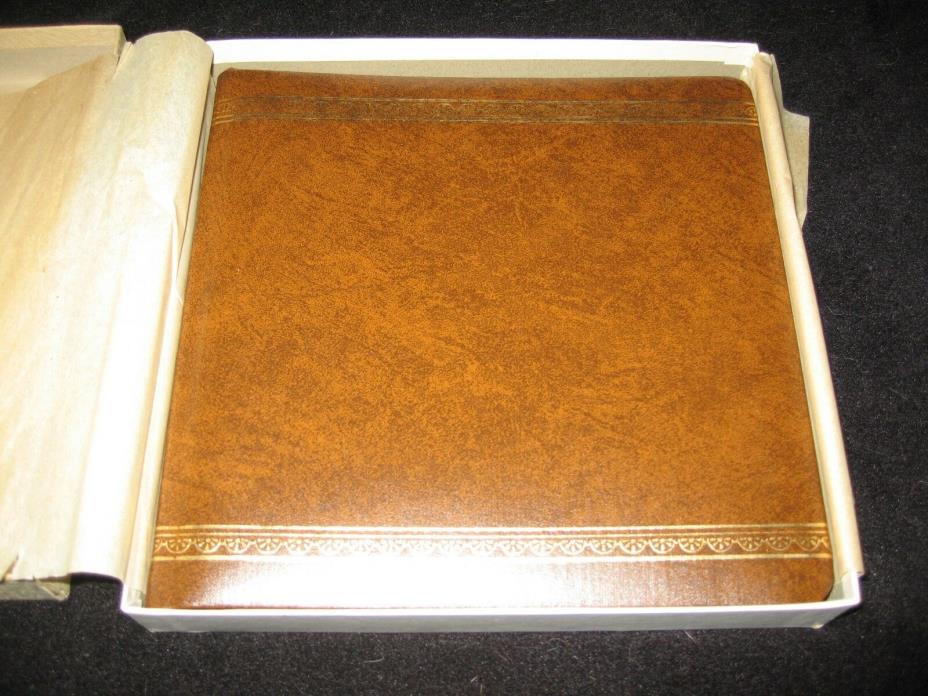 Vintage Brown Multi-vision Horn Photo Enlargements or Post Card album NOS USA