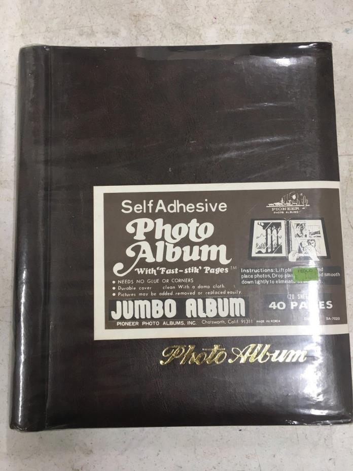 Jumbo Album 40 Pages Photo Album Brown