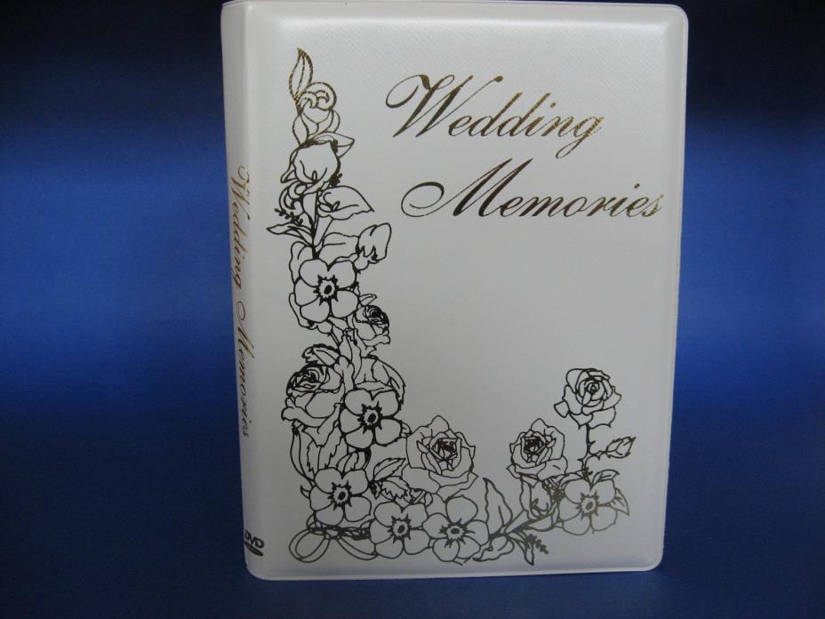 Wedding Memories  DVD Album - Double DVD / CD Event Holder  (New)