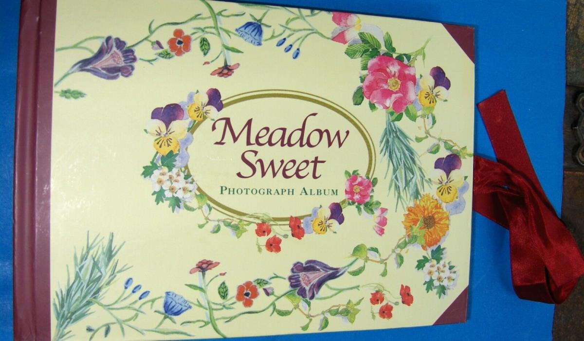 Waverly PHOTO ALBUM Floral Meadow Sweet Small Vintage Style Hardback England