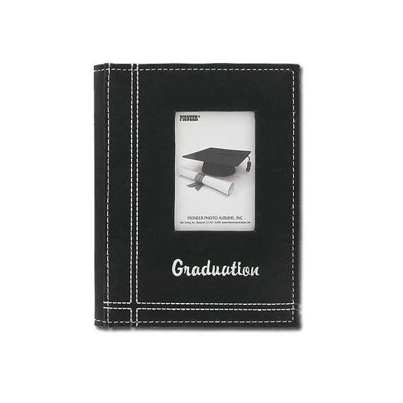 Pioneer 4x6 Graduation Album Embriodered Leatherette Cover holds 36 photos*
