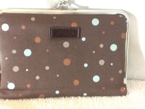 Nice THIRTY ONE Brown With Polka Dots PHOTO HOLDER Holds 4 X 6 Photos, Must Have